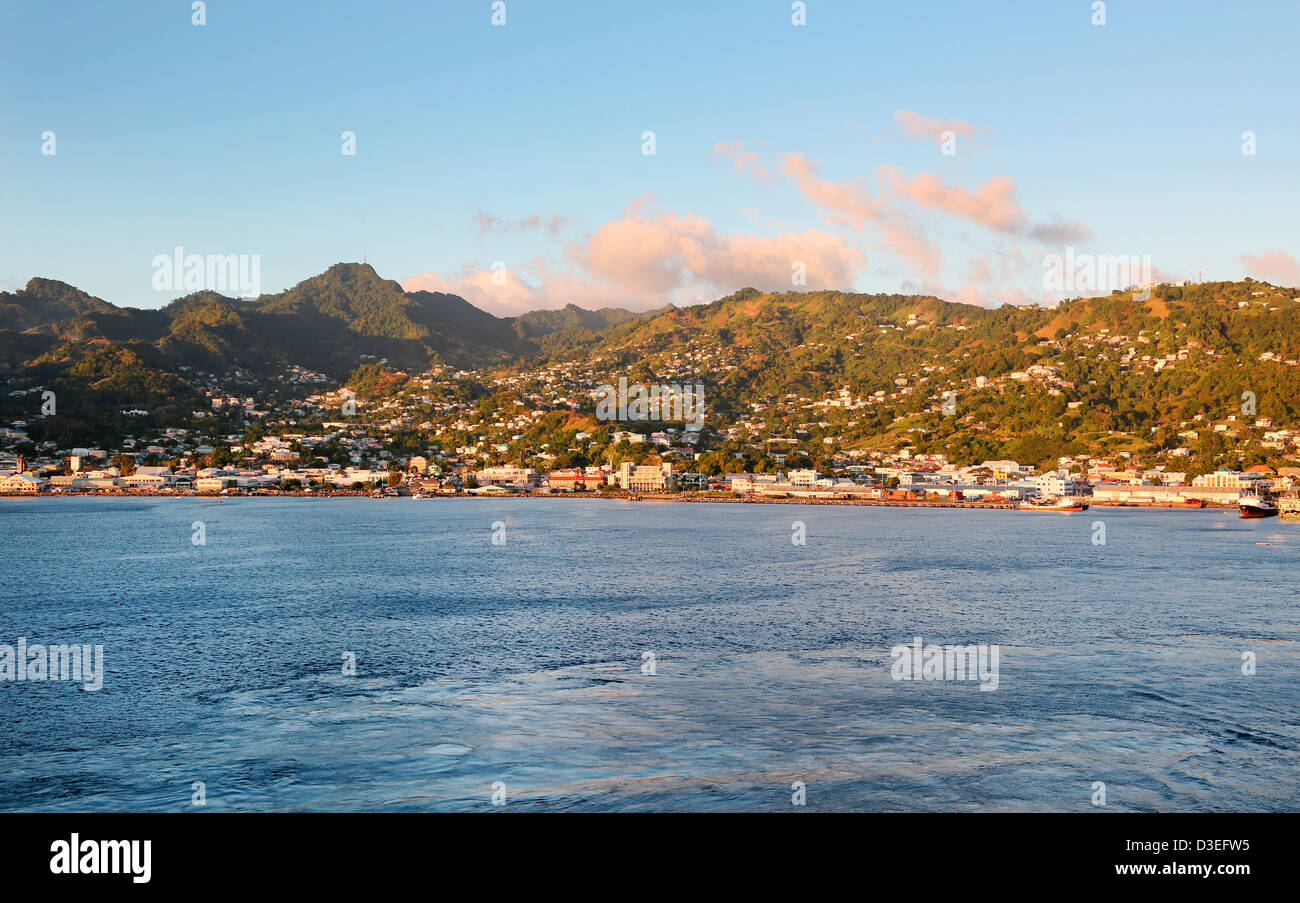 KINGSTOWN,ST VINCENT SEASCAPE Banque D'Images