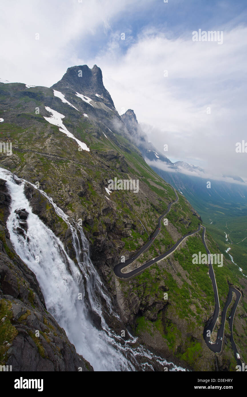 La façon dont les trolls. Attractions de Norvège Banque D'Images