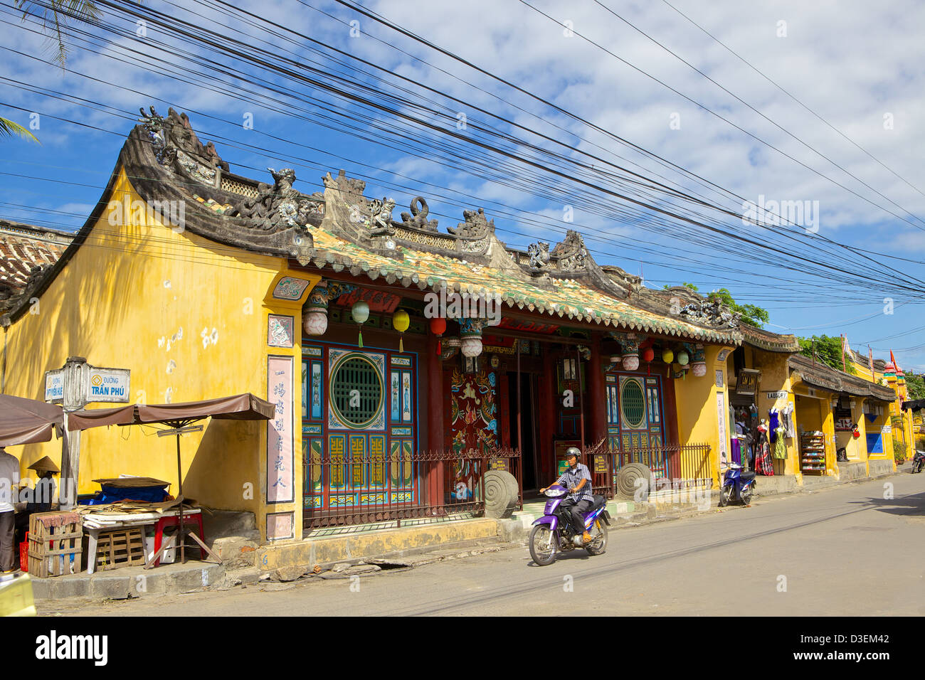 Temple de Quan Cong Hoi An, Quang Nam Province, Vietnam Banque D'Images