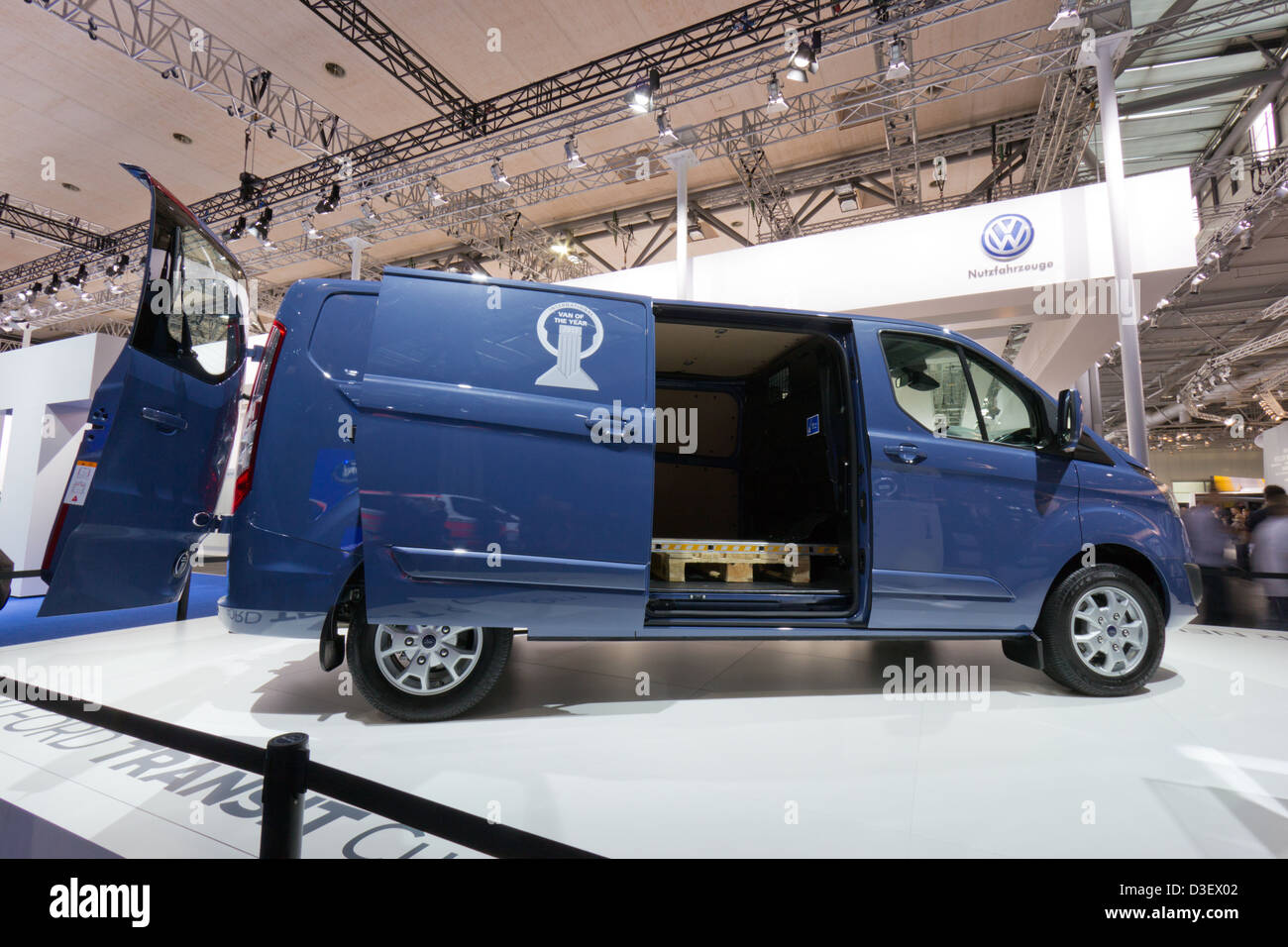 Nouveau Ford Transit Van à l'IAA du Salon International des véhicules utilitaires 2012. Hanovre, Allemagne Banque D'Images
