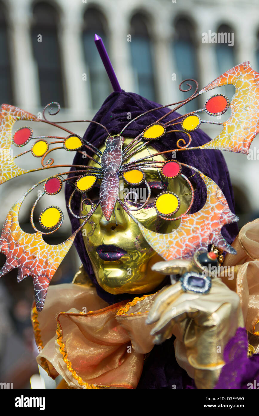 Les masques de carnaval à Venise Banque D'Images