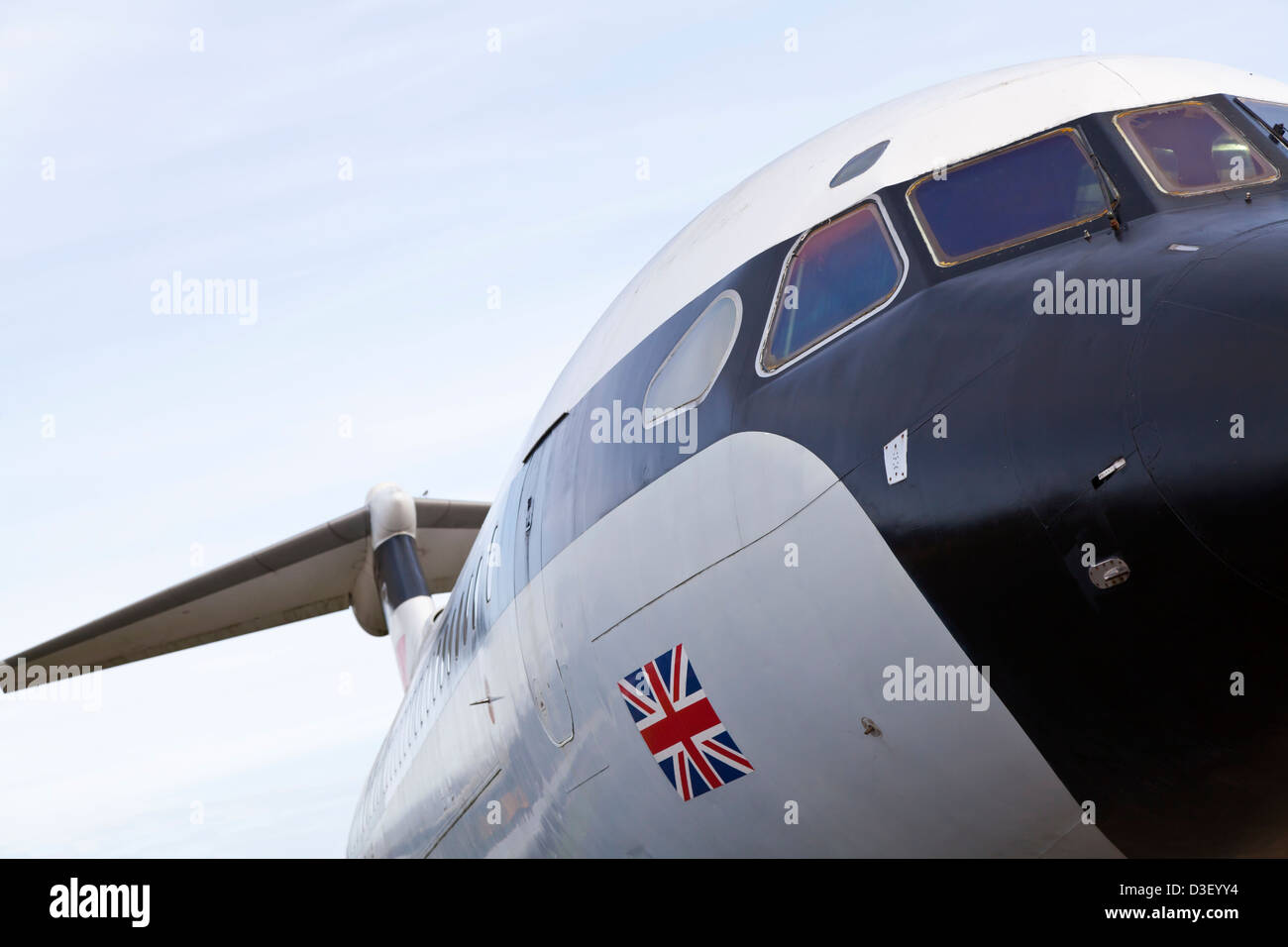 Avion de ligne Trident. Banque D'Images