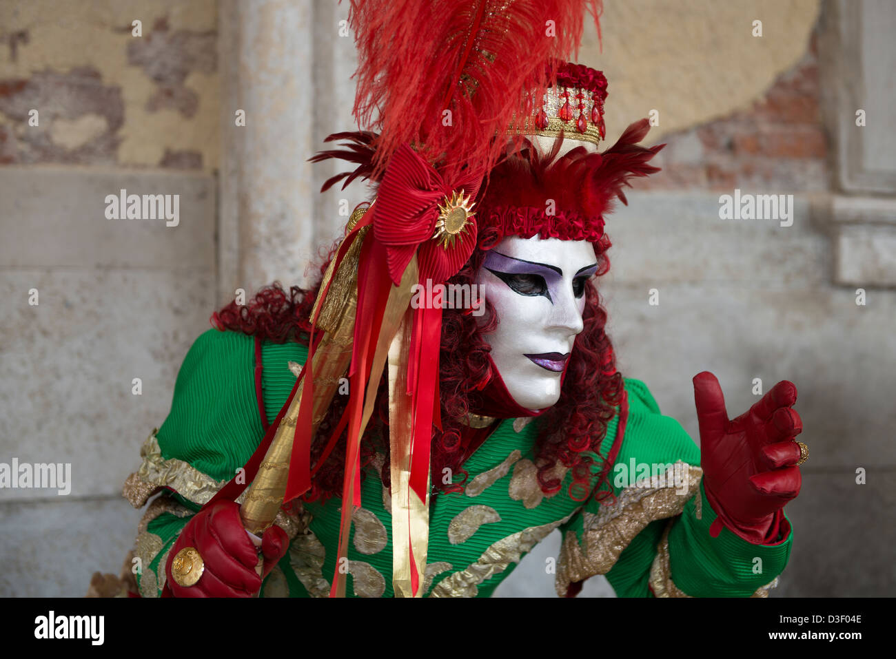 Les masques de carnaval à Venise Banque D'Images