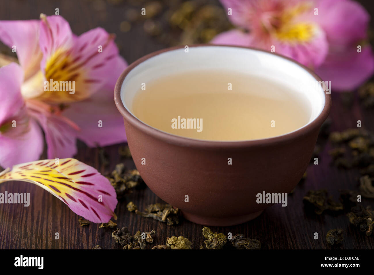 fleur de thé Banque D'Images
