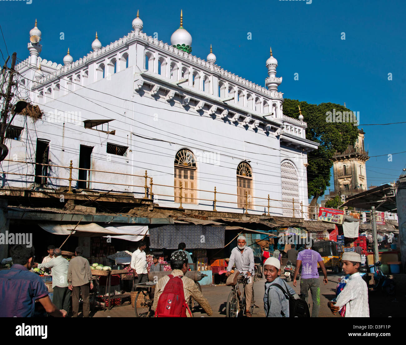 Laad Bazaar ou Choodi Bazaar Hyderabad Inde Andhra Pradesh Banque D'Images