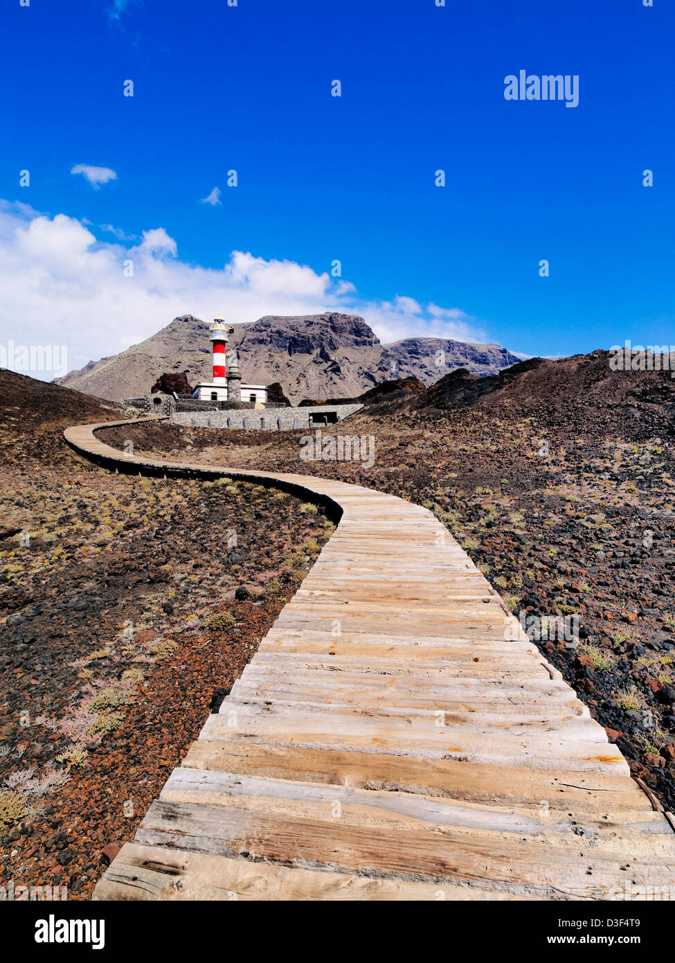 Phare de Punta Teno, Tenerife, Canaries, Espagne Banque D'Images