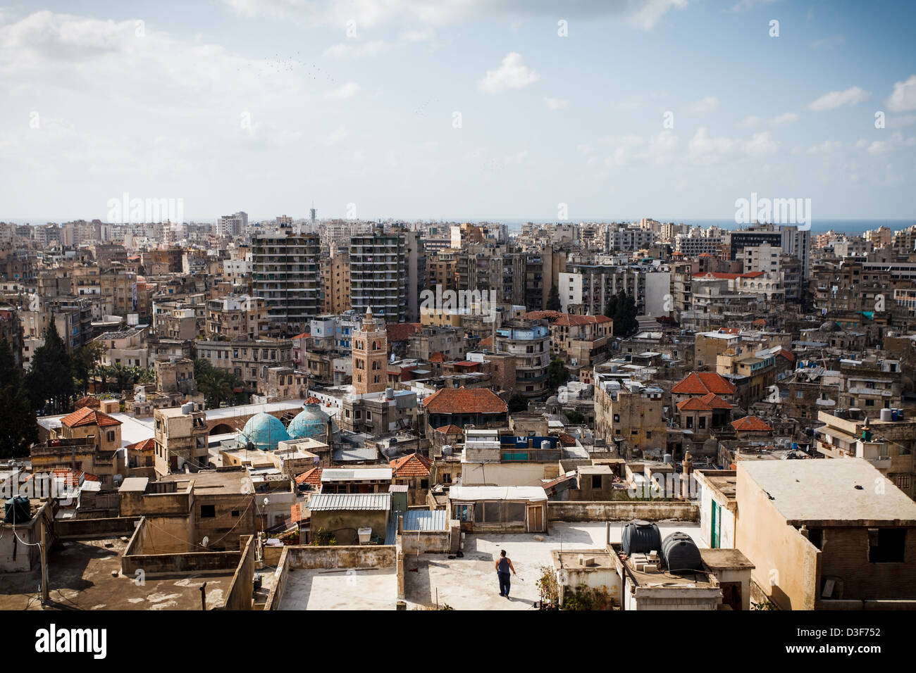 La ville de Tripoli au nord du Liban. Banque D'Images