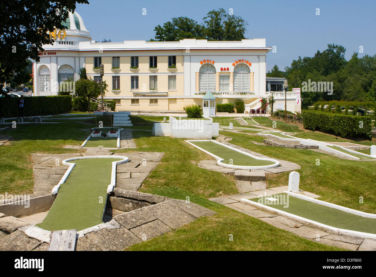 Mini-golf Banque D'Images