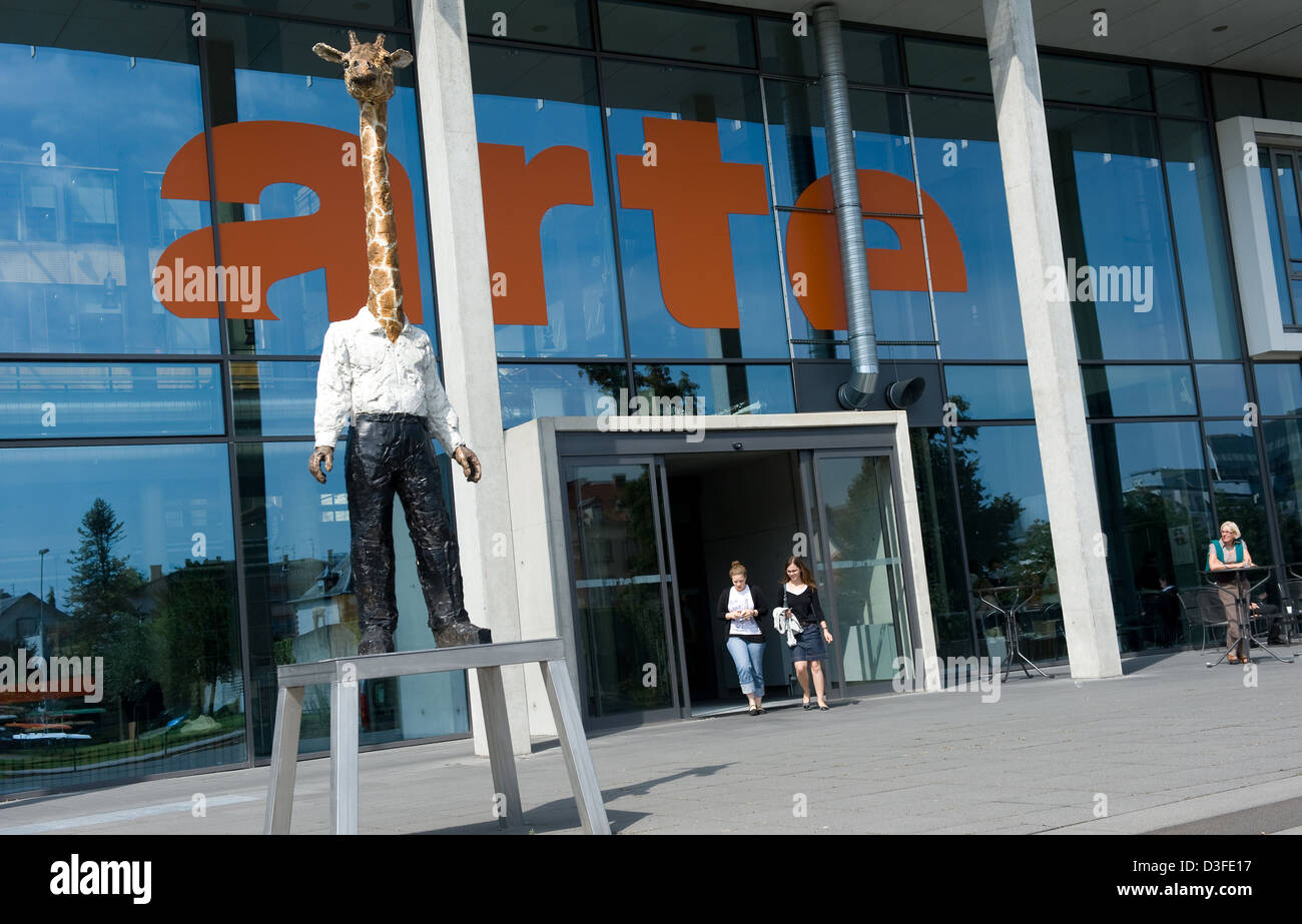 Strasbourg, France, le siège de la chaîne de télévision ARTE Banque D'Images