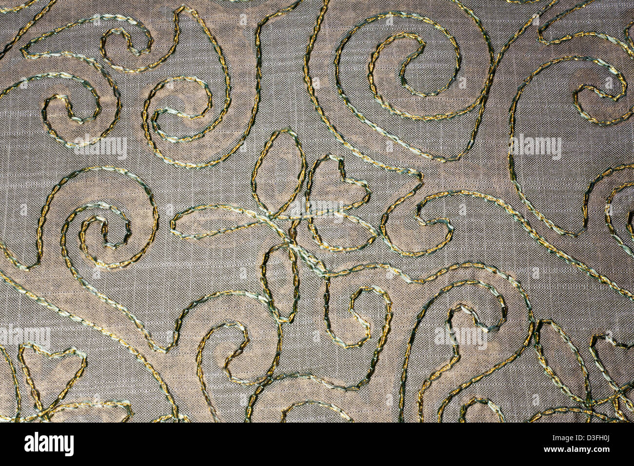 Toile tissu texture de fond couleur métal Banque D'Images
