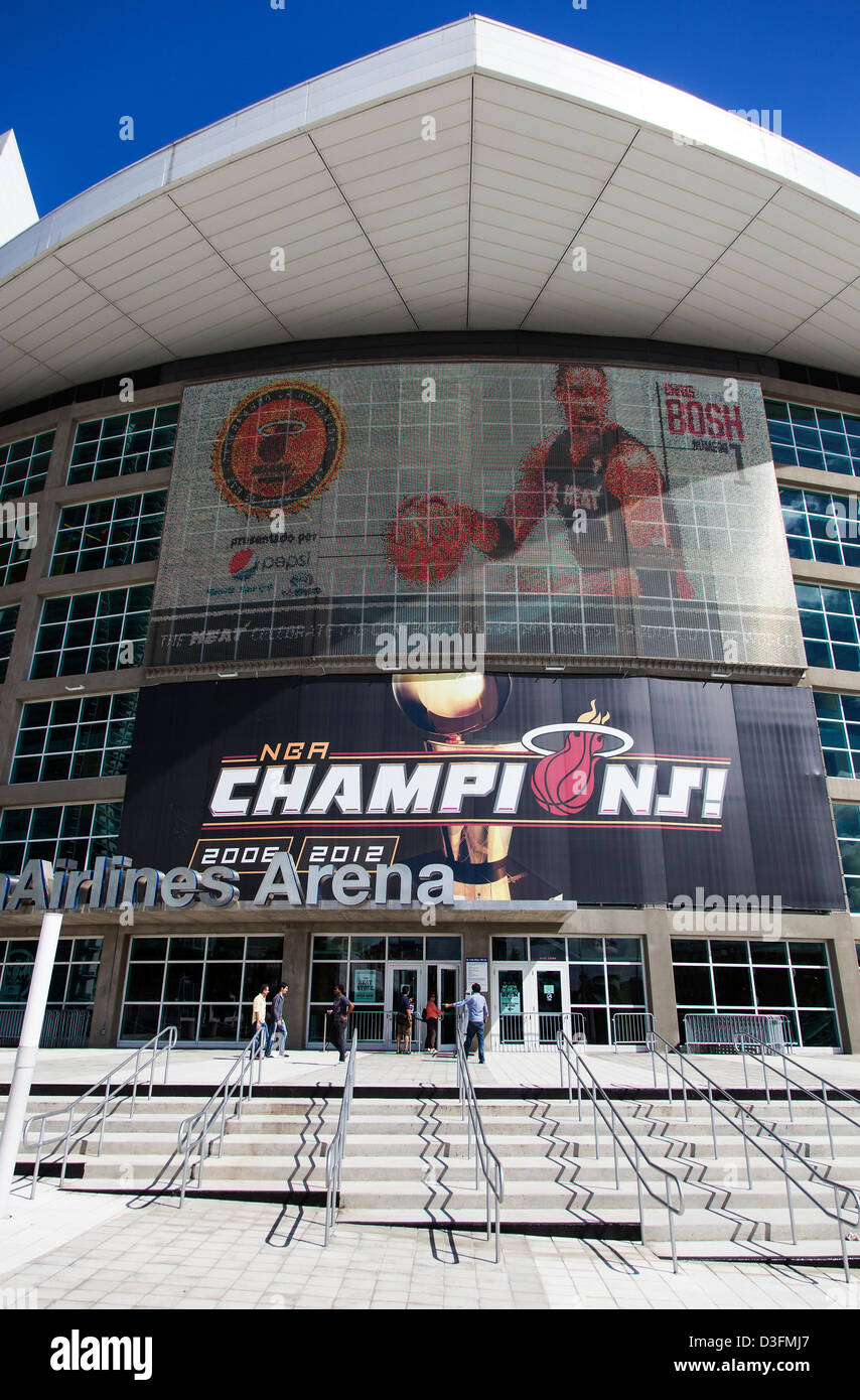 L'American Airlines Arena, Miami, USA Banque D'Images
