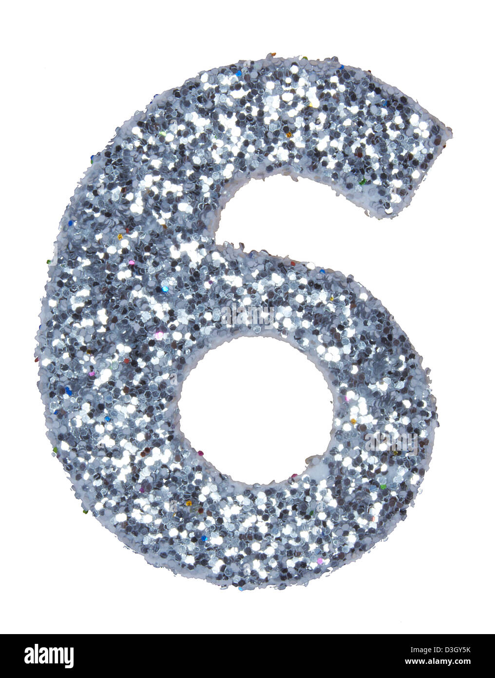 Six numéros 6 Banque D'Images