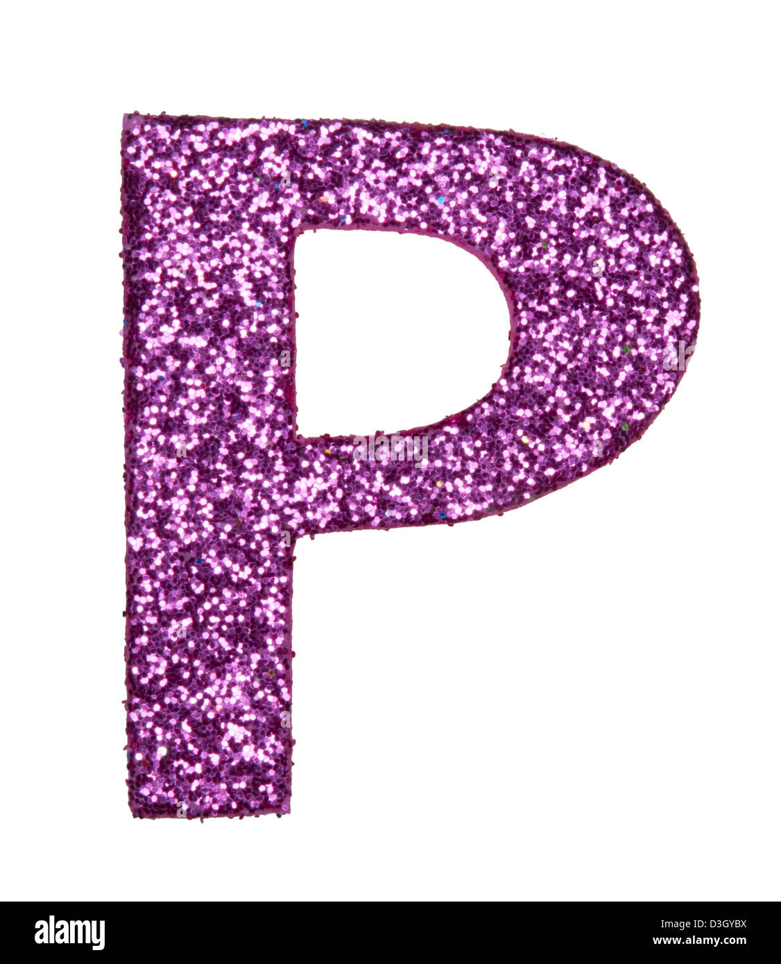 Lettre de l'alphabet P Banque D'Images