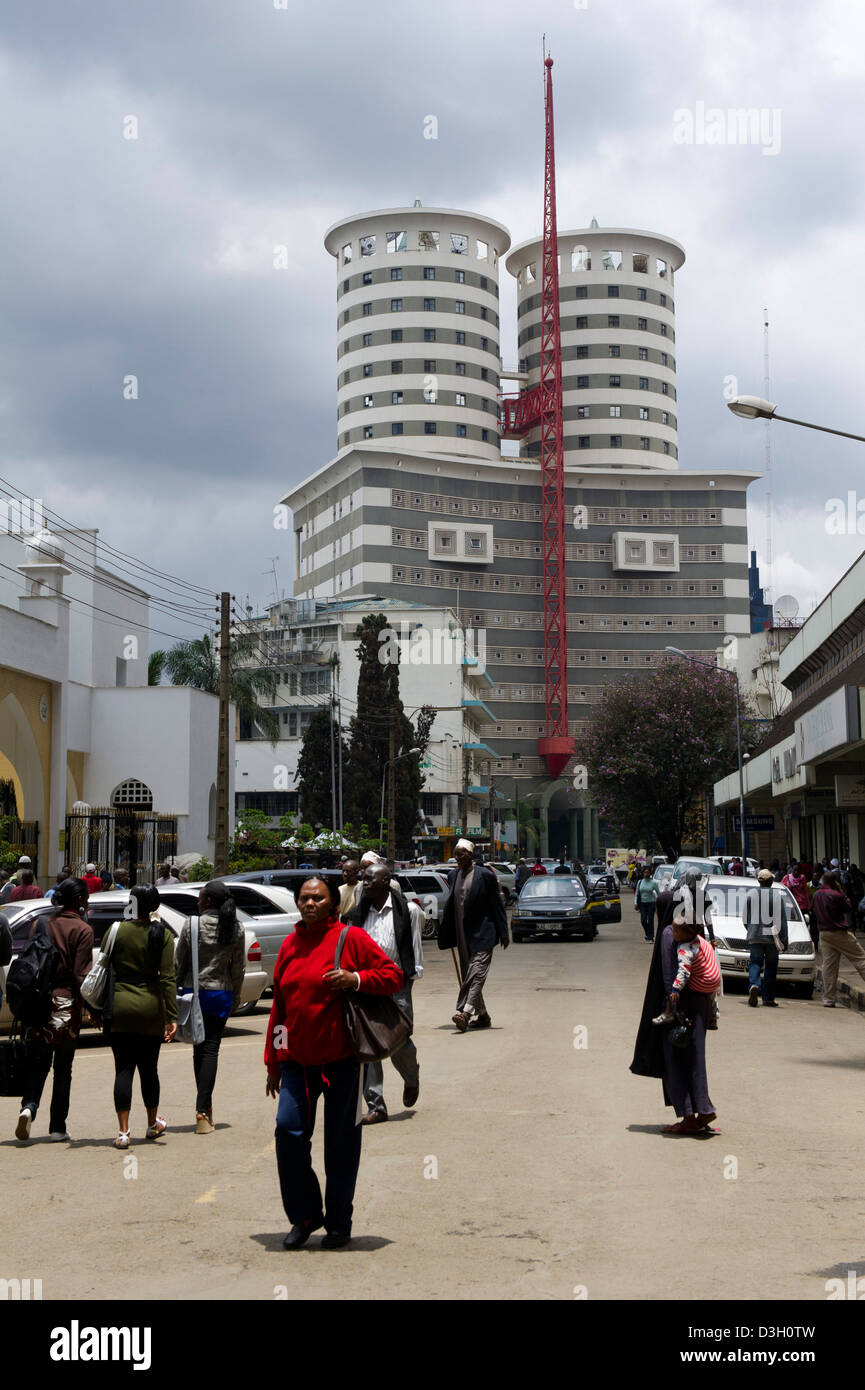 Scène de rue, Nairobi, Kenya Banque D'Images
