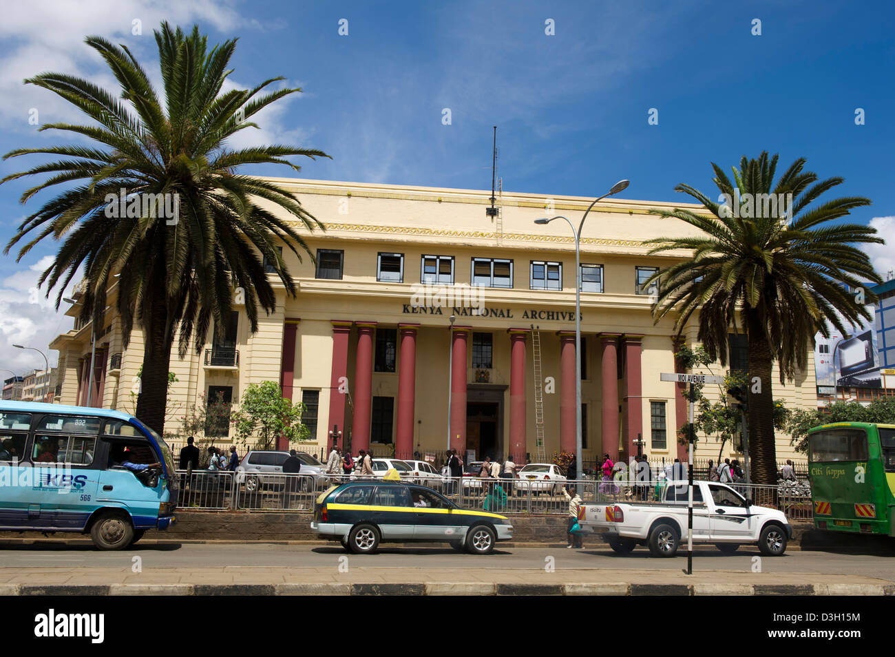 Archives nationales du Kenya, Nairobi, Kenya Banque D'Images