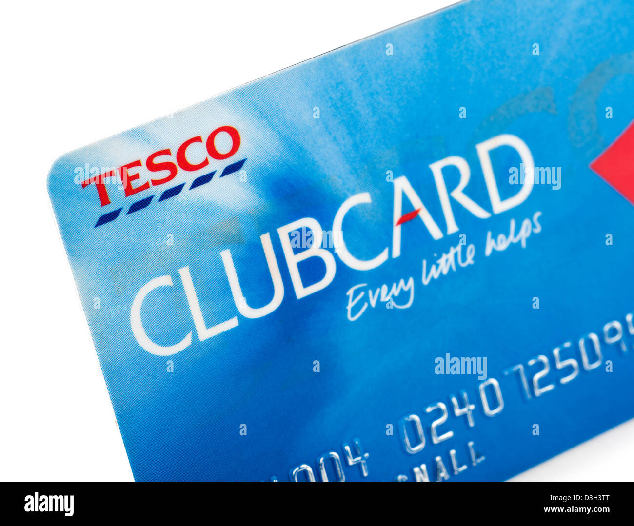 Carte de fidélité Clubcard Tesco Photo Stock Alamy