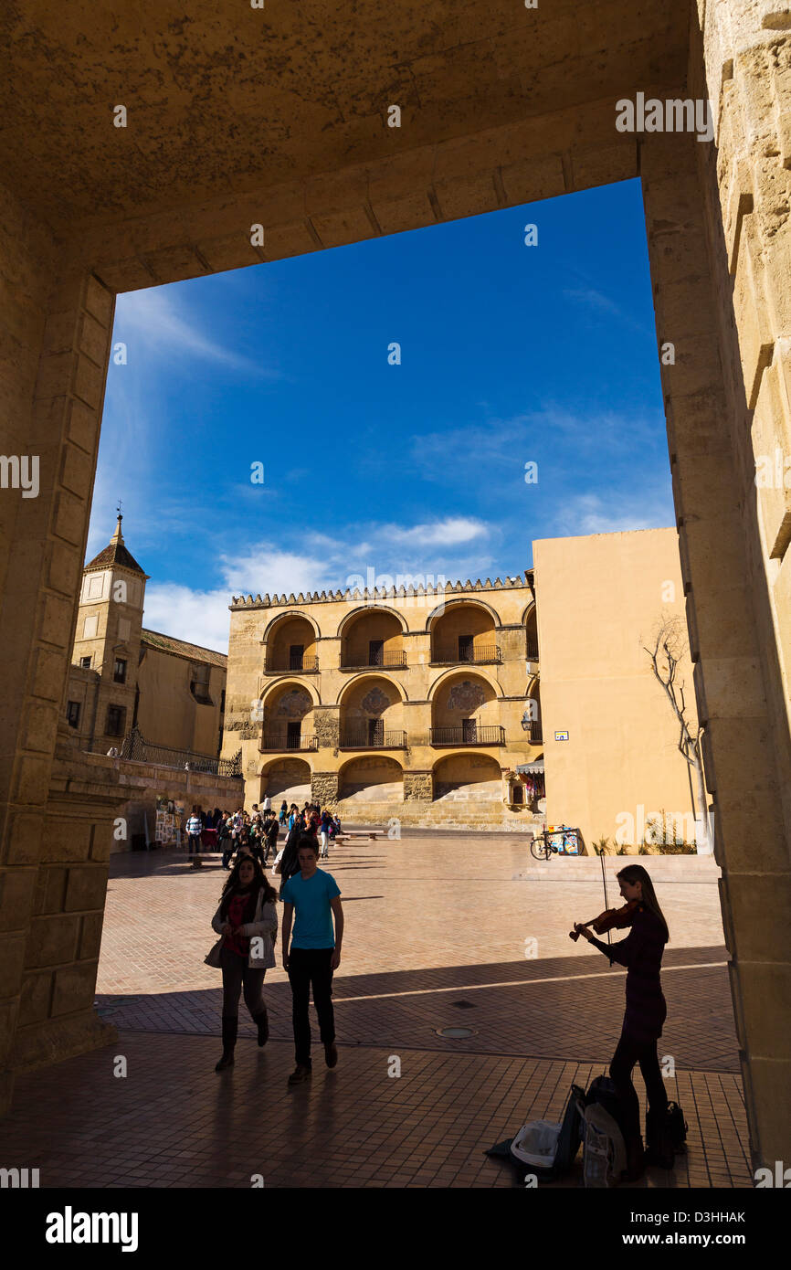 La Puerta del Puente monument Cordoue Andalousie Espagne Banque D'Images