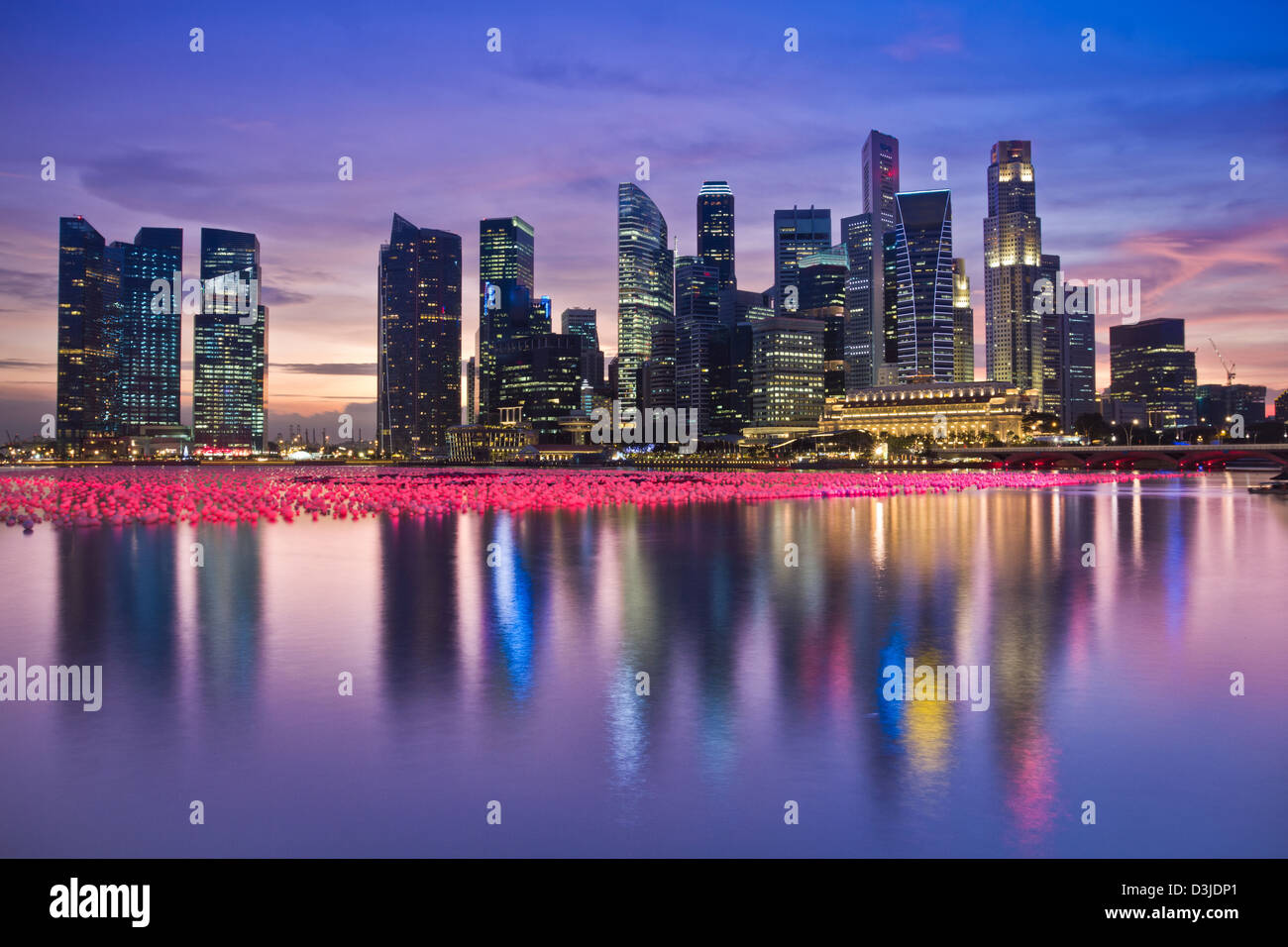 Glamour shot de Singapour Banque D'Images Glamour shot de Singapour Banque D'Images