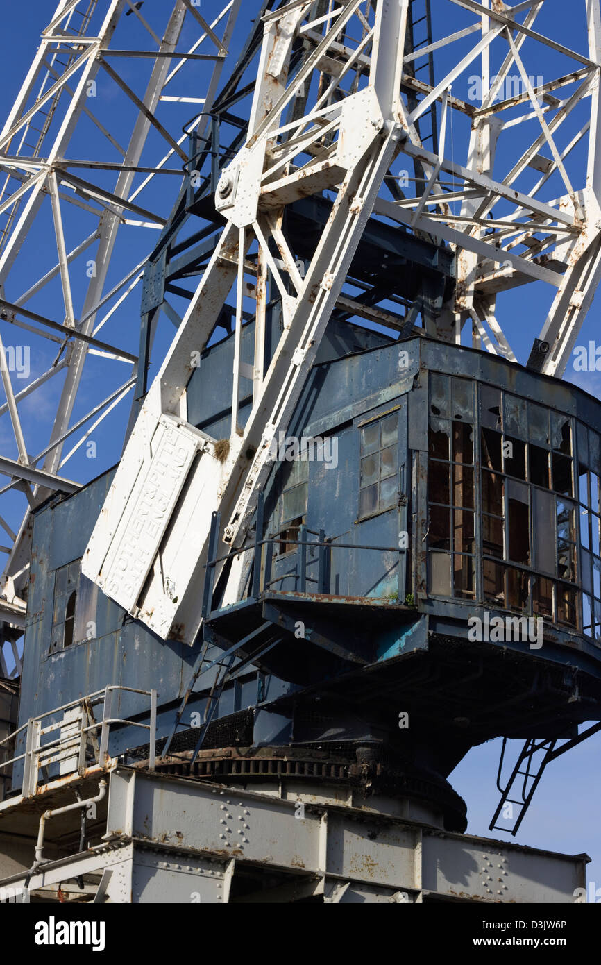 Grue abandonnée Banque D'Images