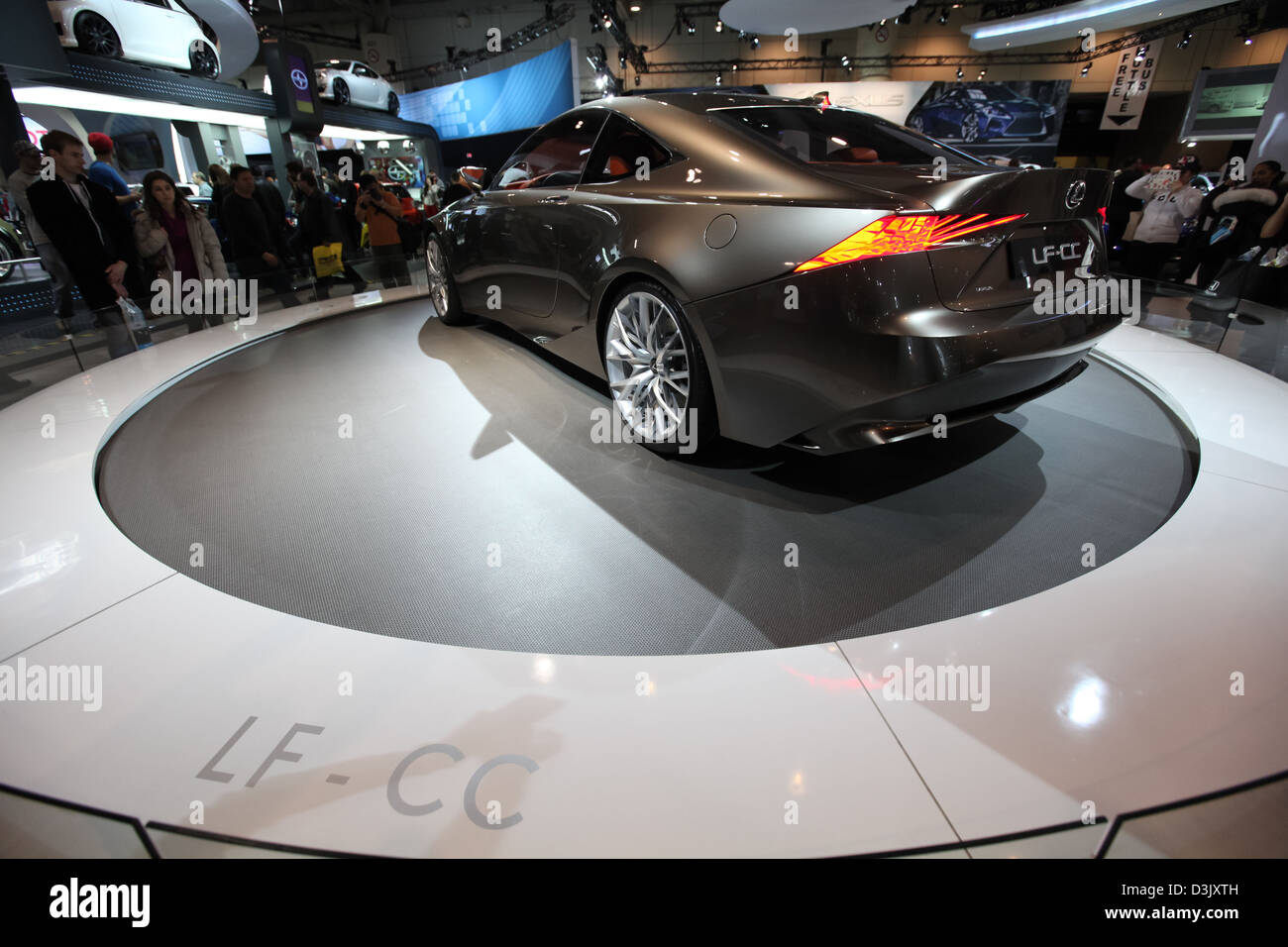 La Lexus lf-cc concept car vue arrière Banque D'Images