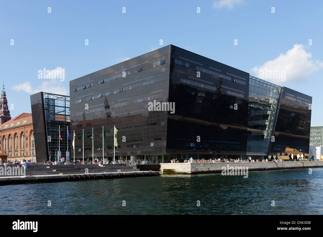 Copenhague, Danemark, Den Sorte Diamant Banque D'Images