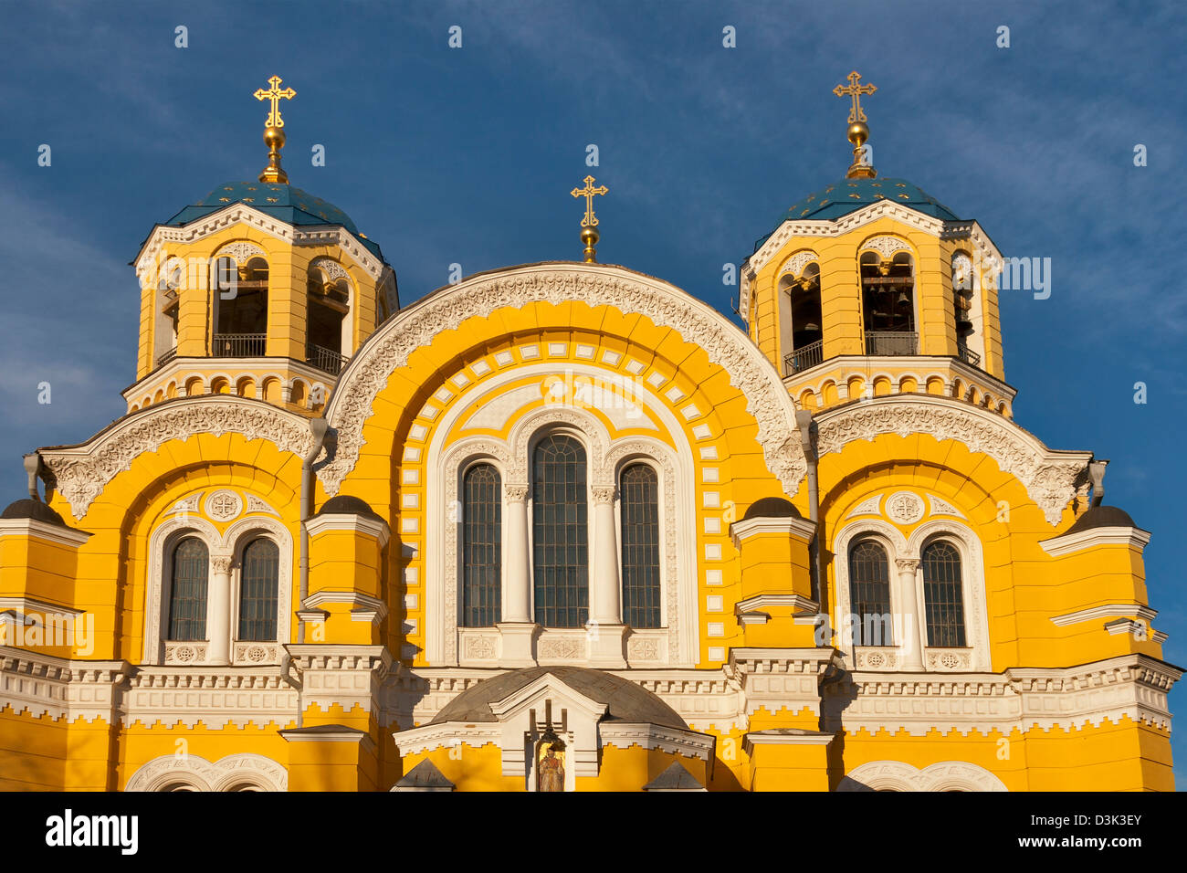 La Cathédrale St Vladimir de Kiev est l'un des principaux monuments et de la cathédrale de la mère de l'Église ukrainienne orthodoxe construite en 1882 Banque D'Images