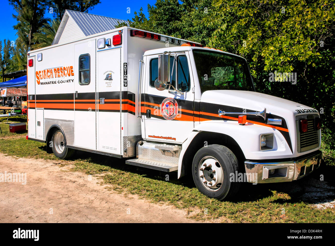 Recherche & sauvetage Ambulance de Bradenton en Floride Comté Banque D'Images