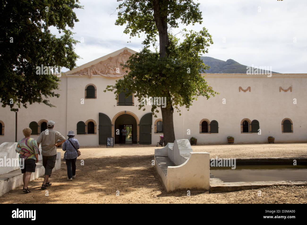 Groot Constantia Wine Estate Architecture in Constantia - Cape Town - Afrique du Sud Banque D'Images