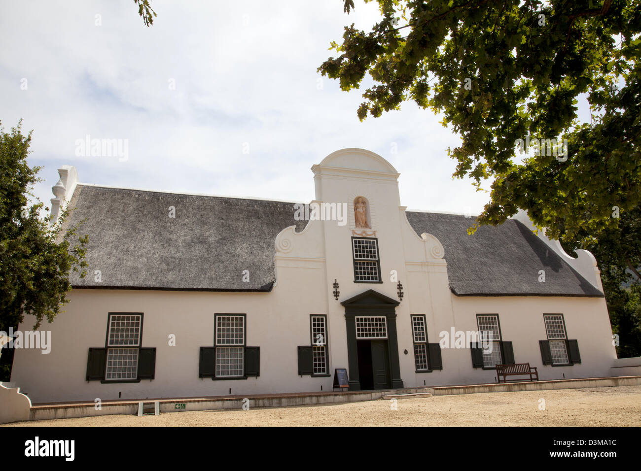 Groot Constantia Wine Estate Architecture in Constantia - Cape Town - Afrique du Sud Banque D'Images