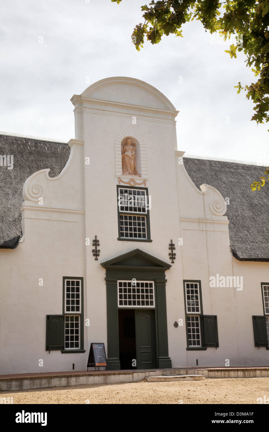 Groot Constantia Wine Estate Architecture in Constantia - Cape Town - Afrique du Sud Banque D'Images