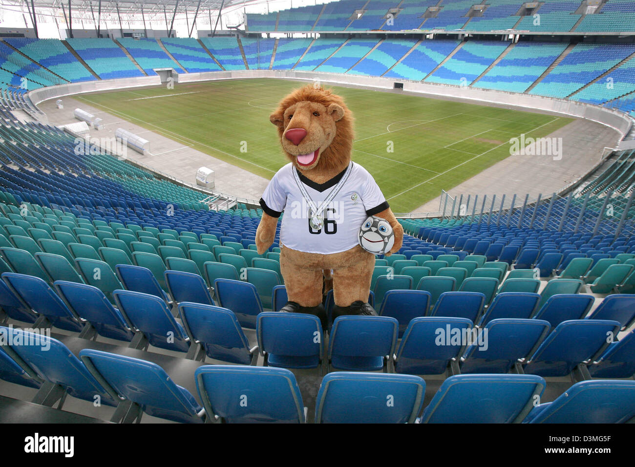Peluche Goleo VI, Mascotte Officielle Coupe Du Monde FIFA 2006, Allemagne