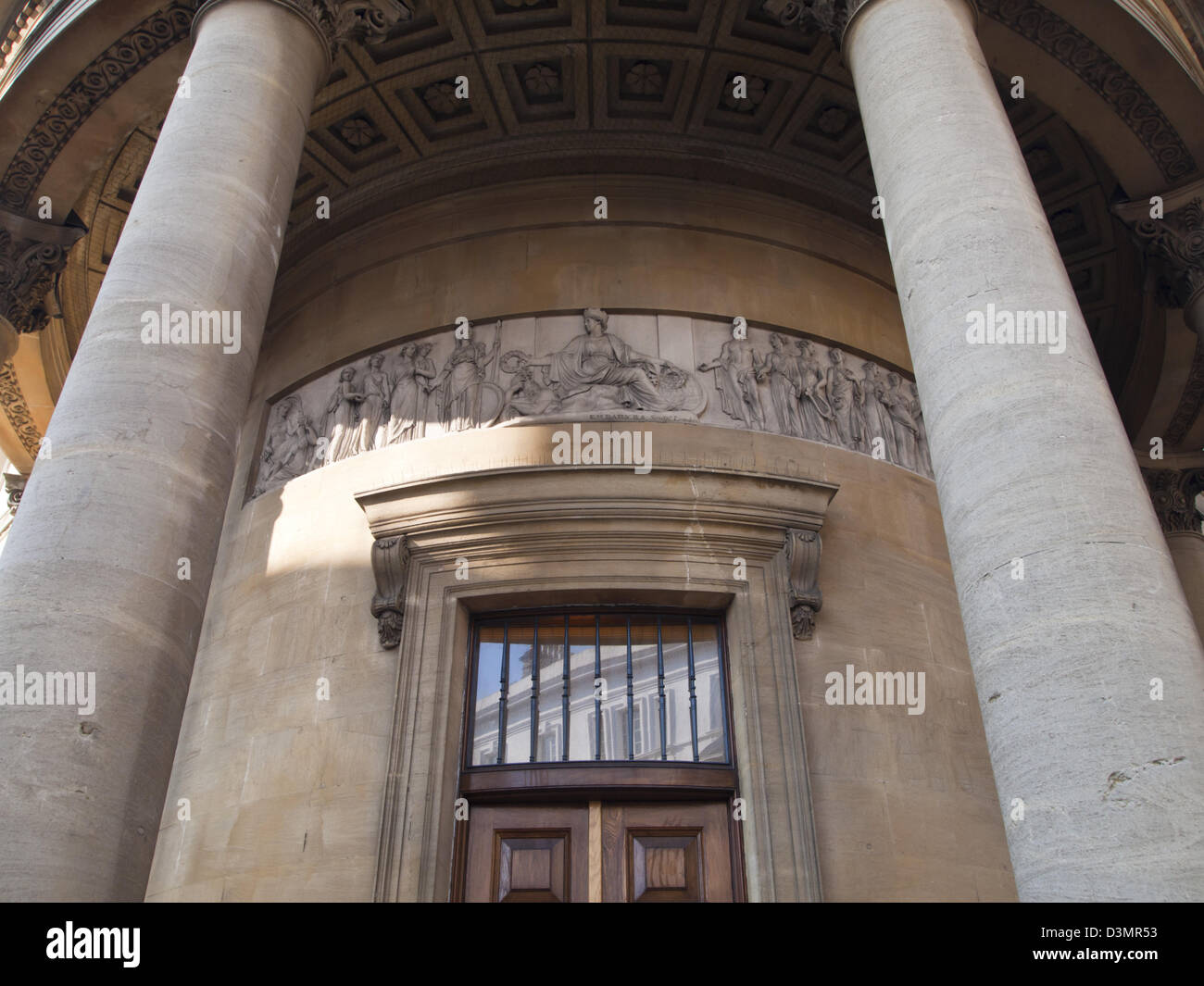 Le centre-ville de Bristol en Angleterre - temple maçonnique Banque D'Images