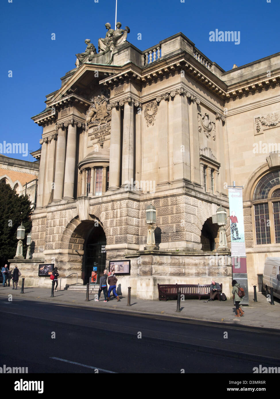 Le centre-ville de Bristol en Angleterre - Bristol Museum Banque D'Images