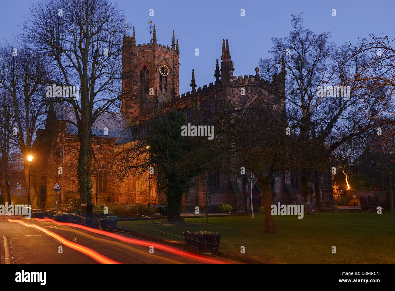 St Marys Church London Cheshire Banque D'Images