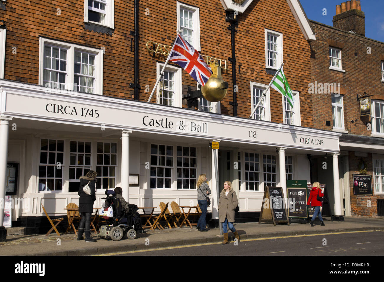 Marlborough est une petite ville de marché dans la campagne du Wiltshire, Angleterre, Royaume-Uni. Banque D'Images