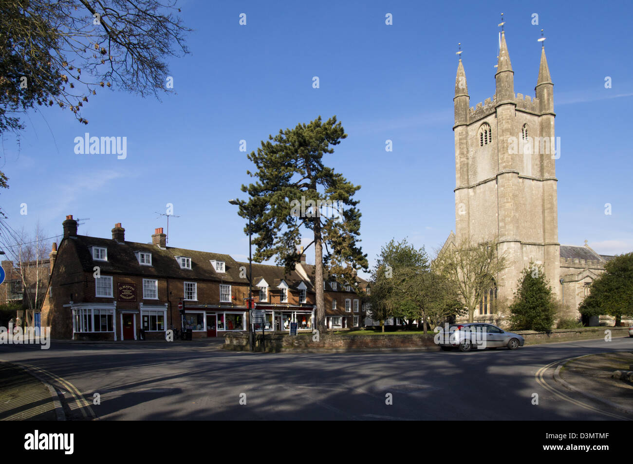 Marlborough est une petite ville de marché dans la campagne du Wiltshire, Angleterre, Royaume-Uni. Banque D'Images