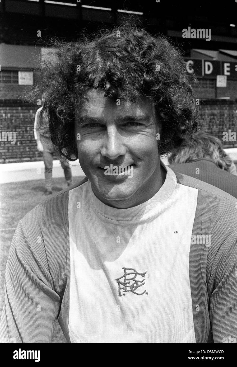 Malcolm Page Birmingham City Football 1974 Banque D'Images