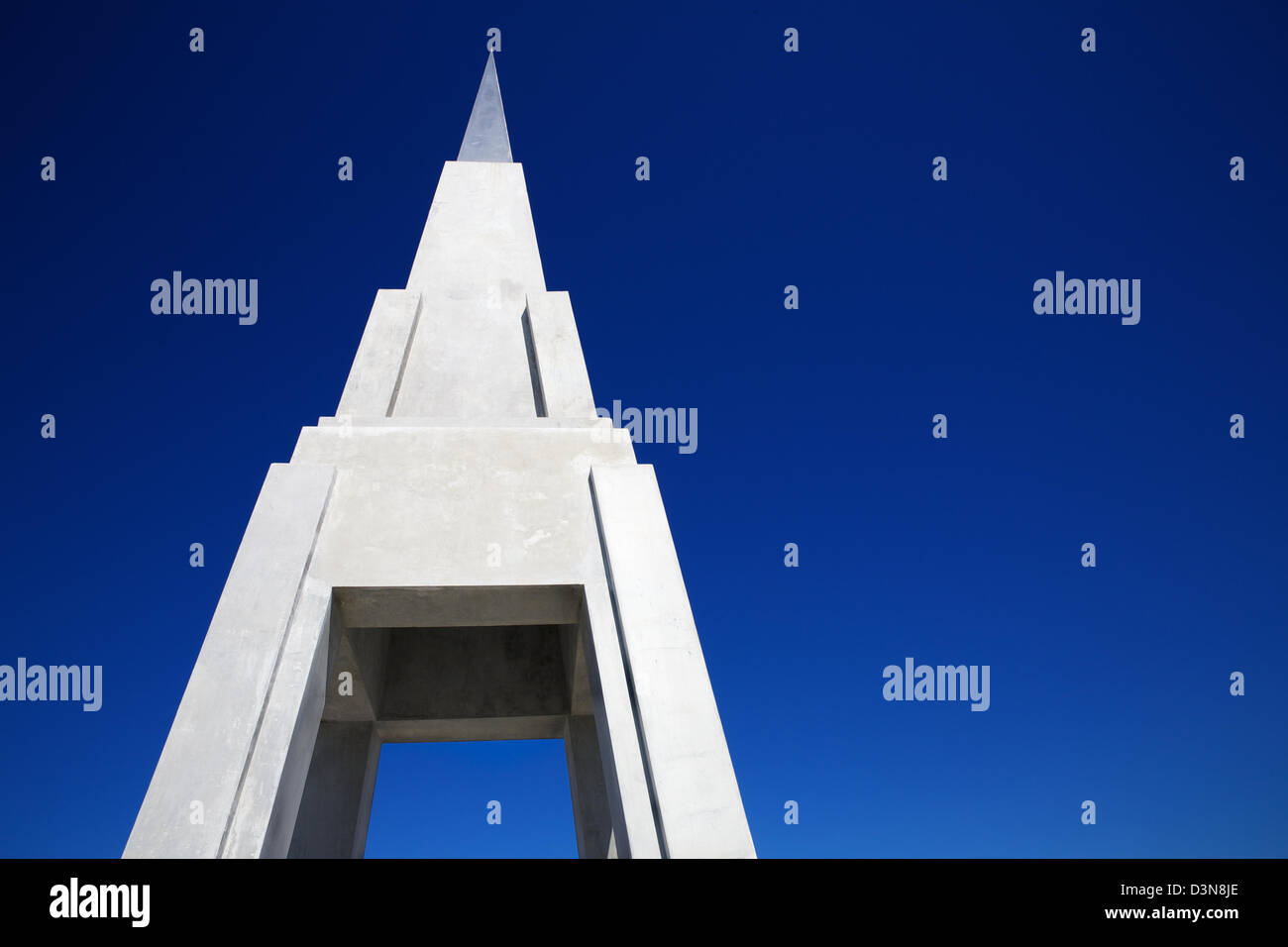 Pyramid Peak comme structure de béton et d'acier Banque D'Images