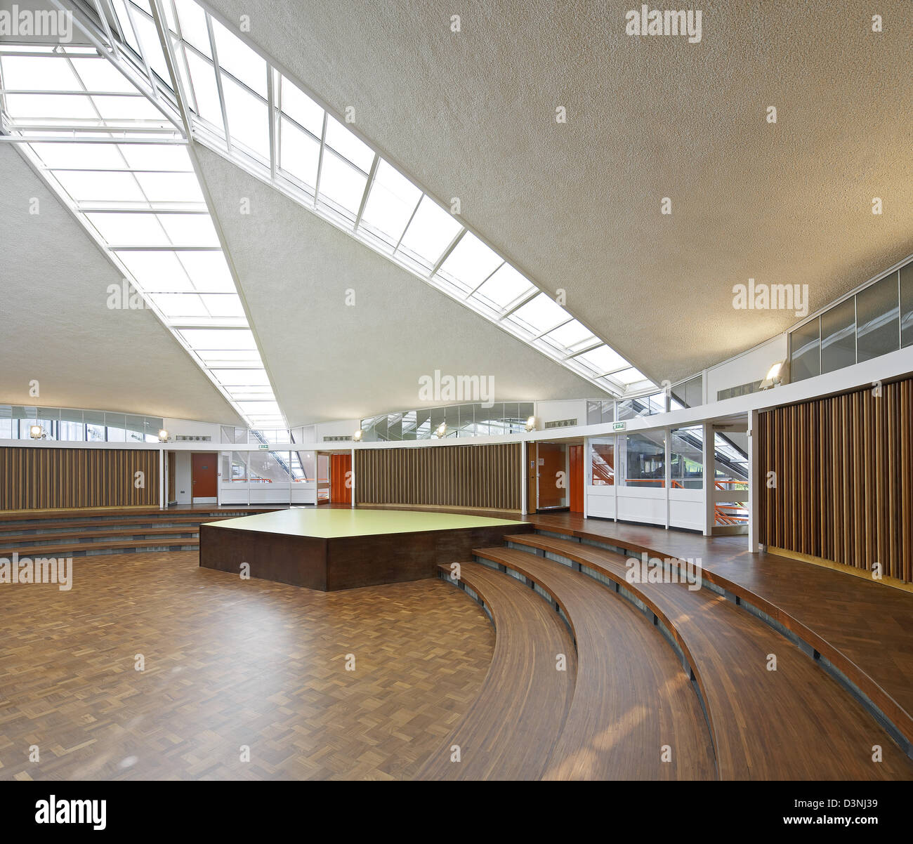 Globe Academy, Londres, Royaume-Uni. Architecte : Amanda Levete Architects, 2011. Banque D'Images