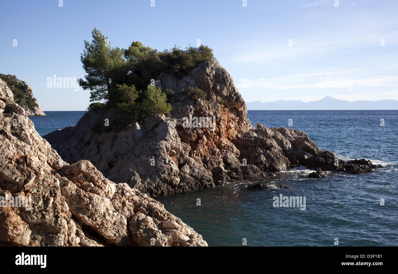 Skopelos, Sporades, en Grèce Banque D'Images