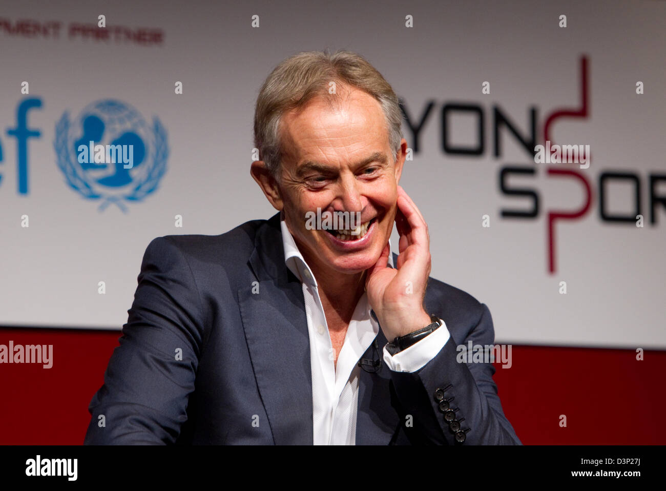 Tony Blair, ancien Premier Ministre Banque D'Images