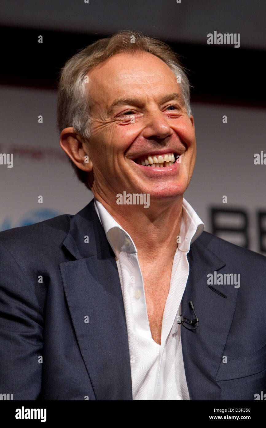 Tony Blair, ancien Premier Ministre Banque D'Images