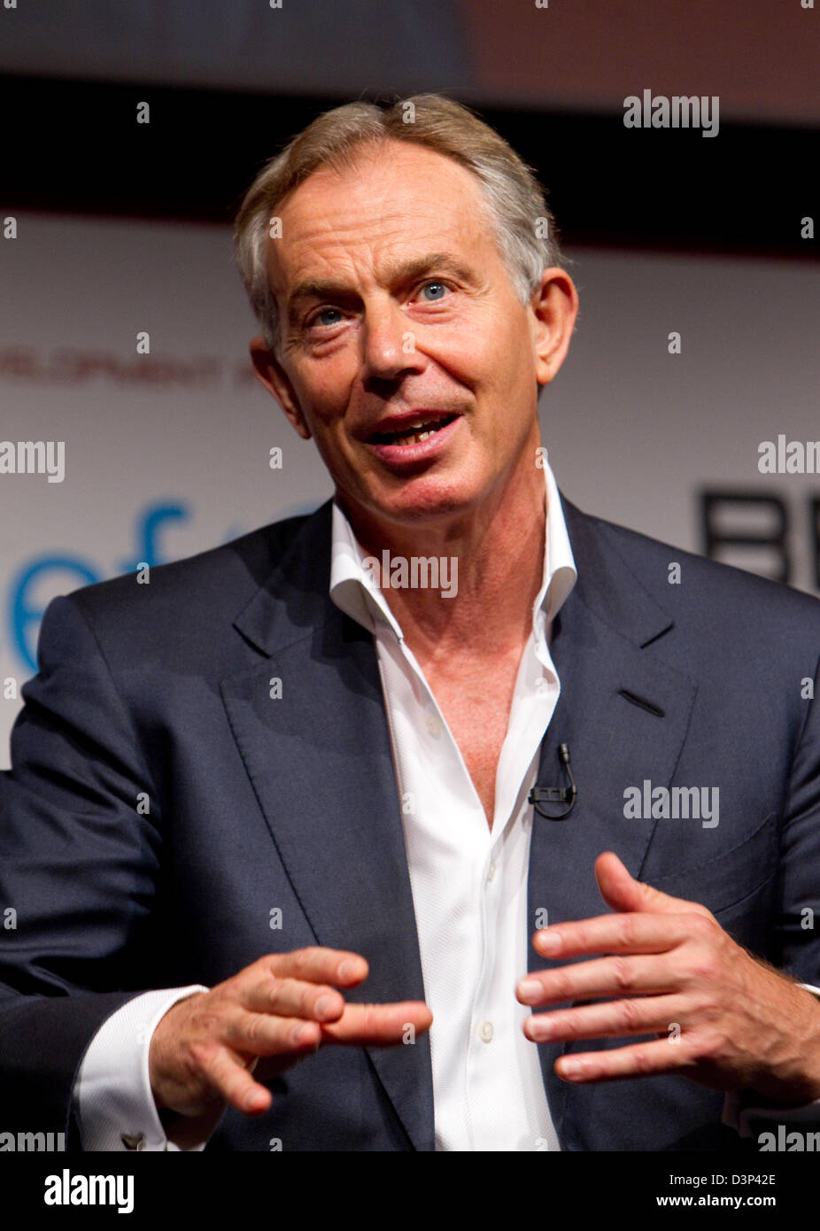 Tony Blair, ancien Premier Ministre Banque D'Images