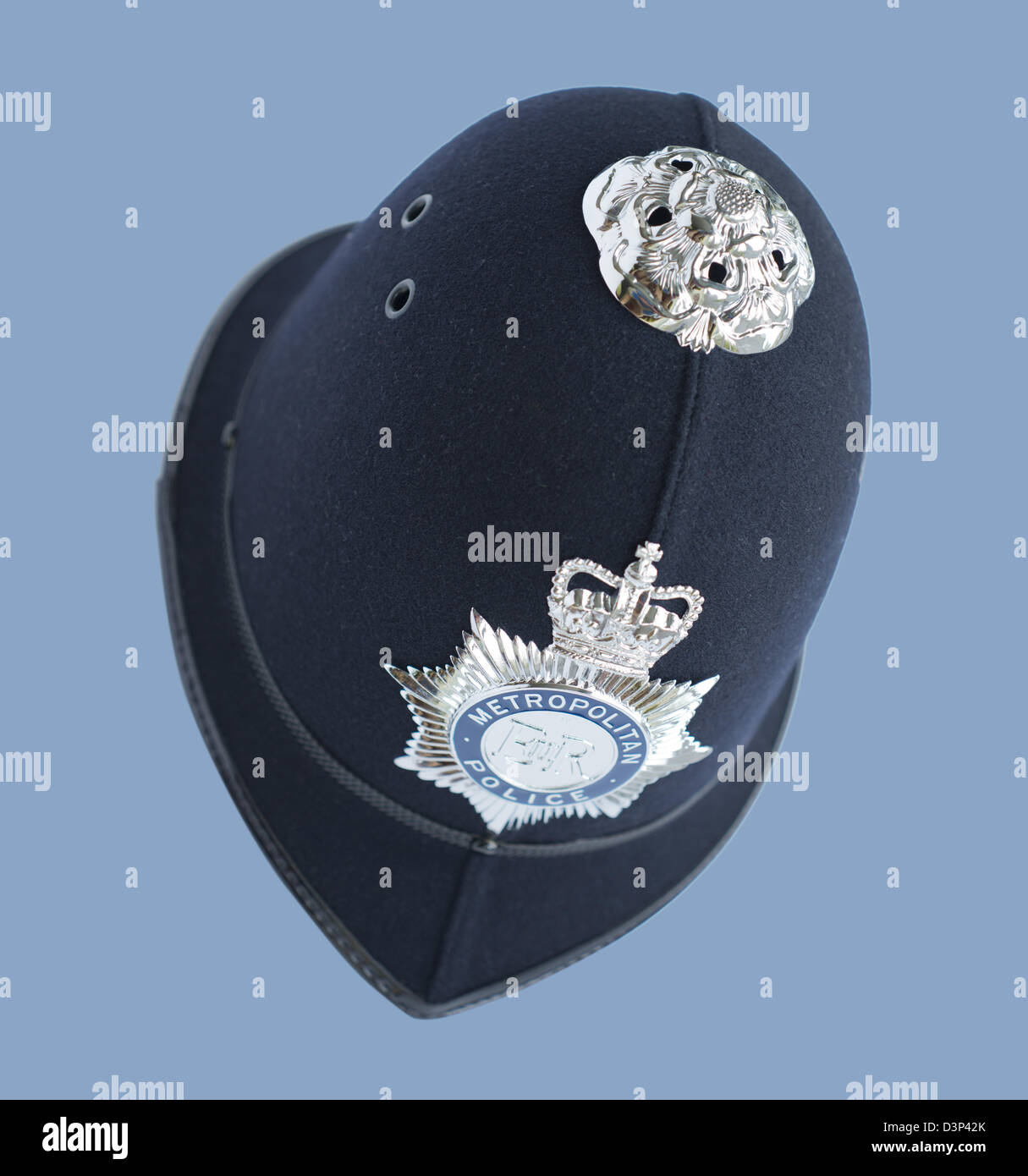 Metropolitan Police helmet Banque D'Images