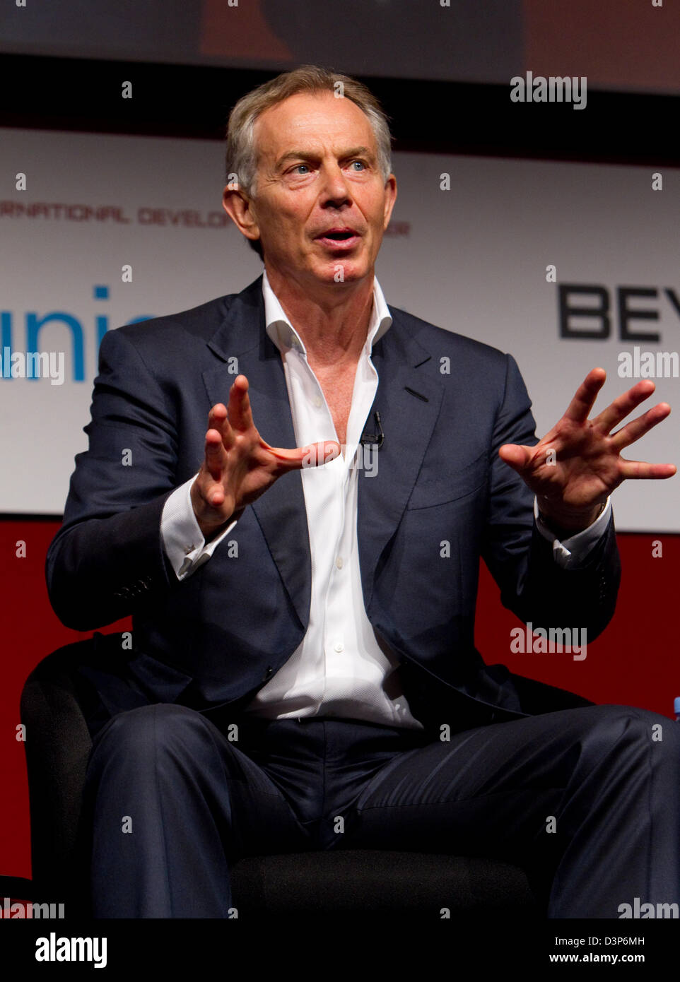 Tony Blair, ancien premier ministre Banque D'Images