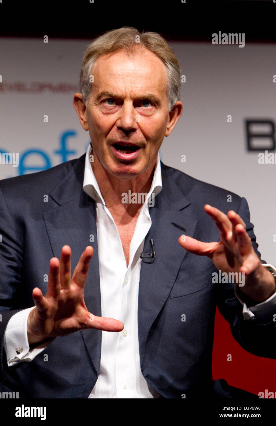 Tony Blair, ancien premier ministre Banque D'Images