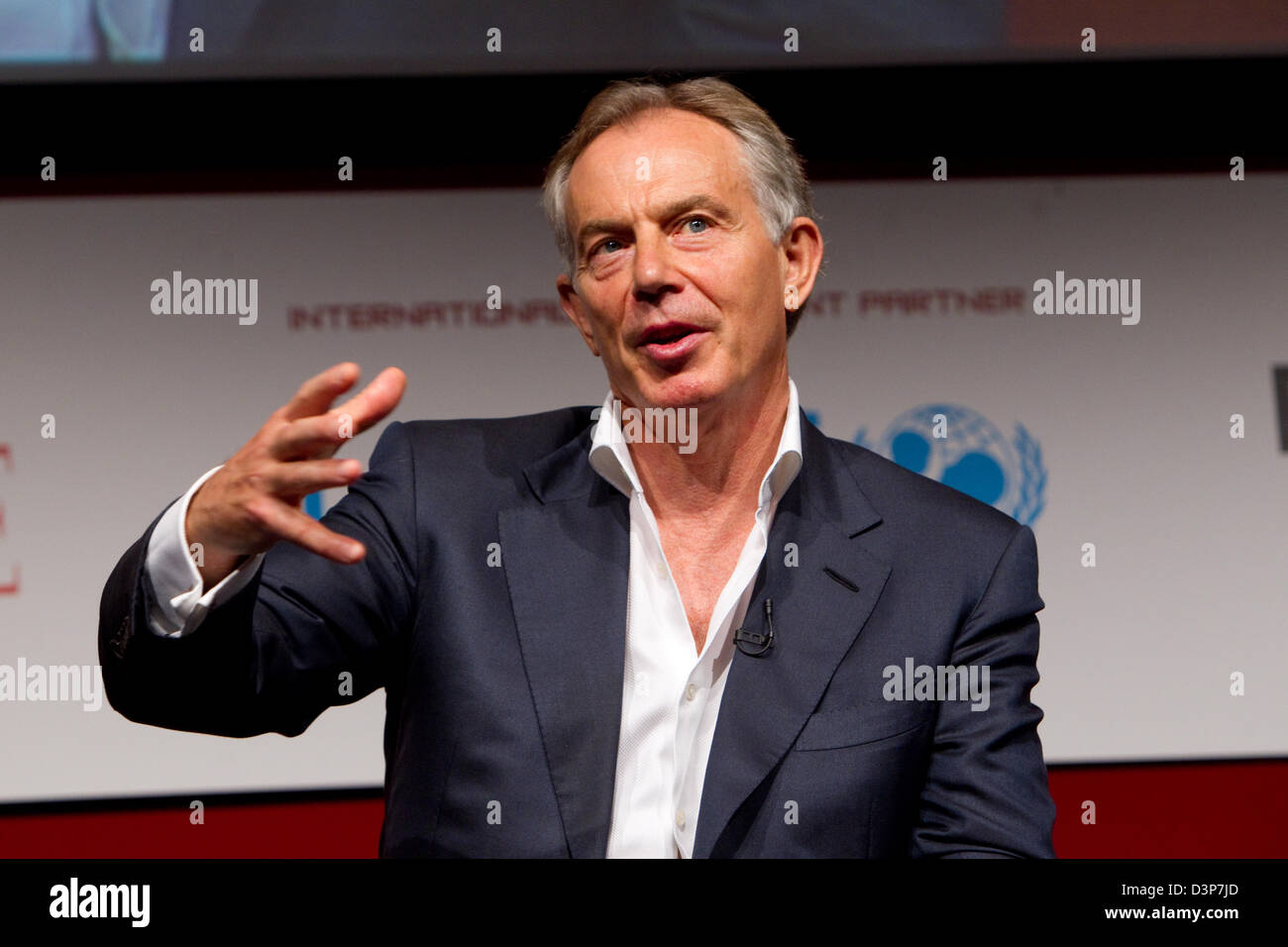 Tony Blair, ancien premier ministre Banque D'Images