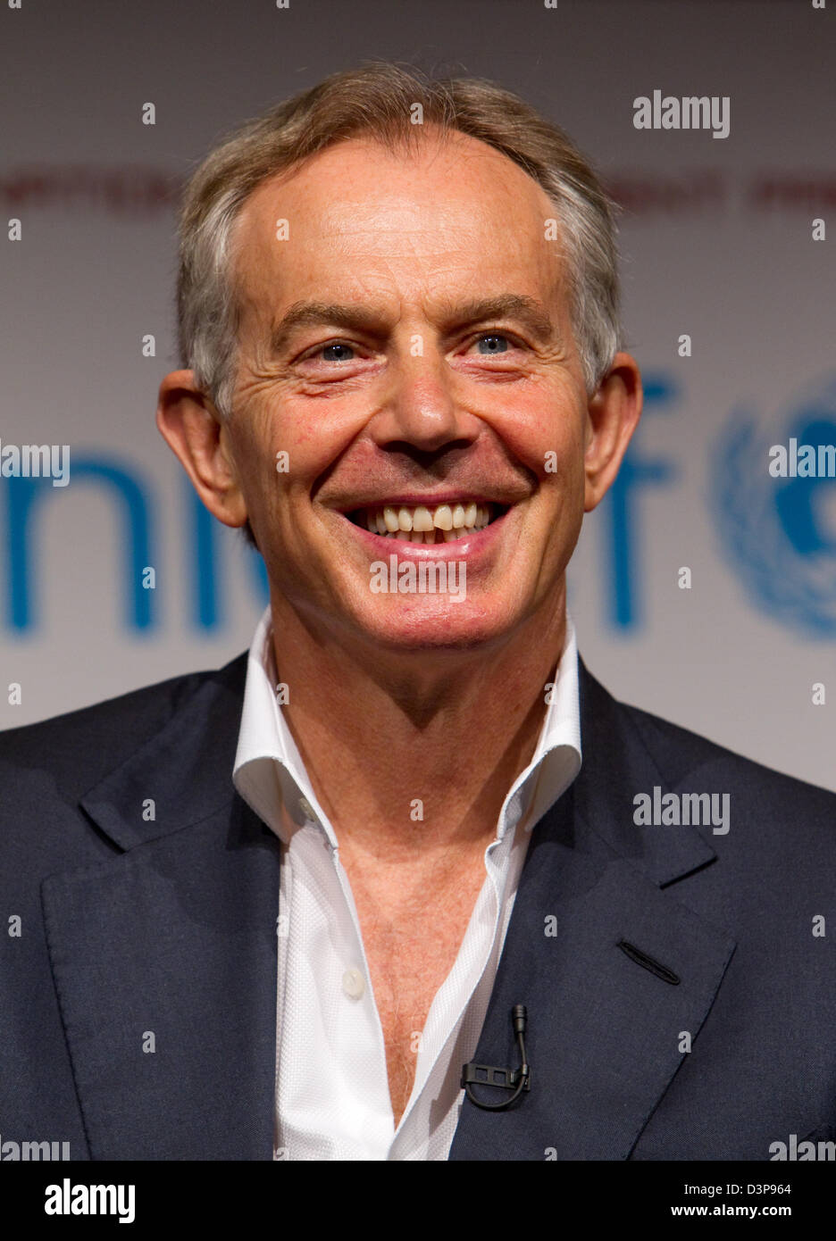 Tony Blair, ancien Premier Ministre Banque D'Images