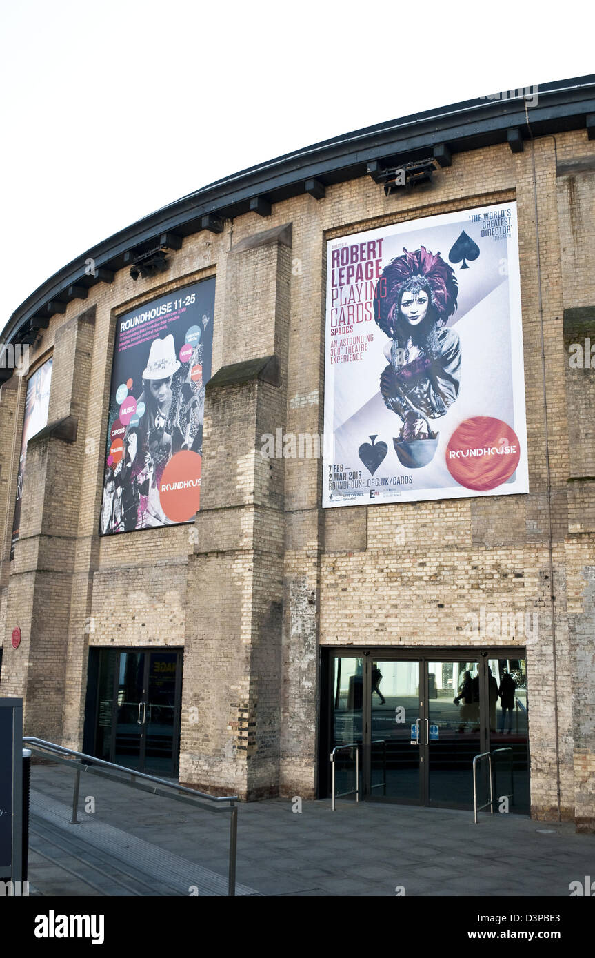 Roundhouse, Chalk Farm Road, London, UK Banque D'Images