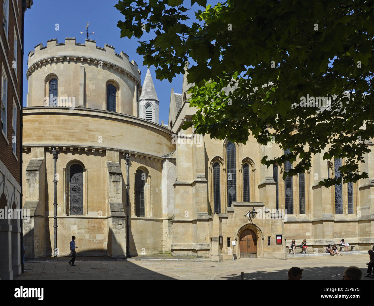 Londres, Angleterre, Royaume-Uni. Inner Temple et Temple Church (1185) Banque D'Images